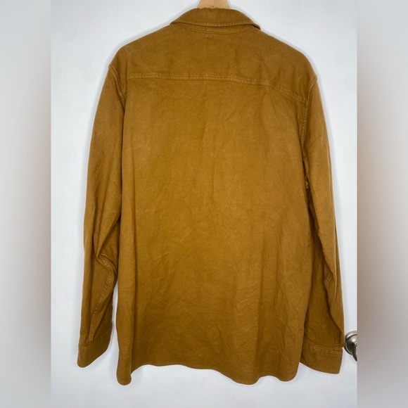 Gap Men’s Heavy Camel Brown Shirt Jacket, Size XL - Picture 5 of 5